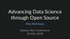 Advancing data science through open source